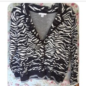 Zebra print sweater
